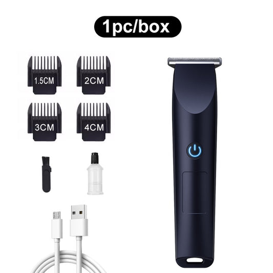 Design de cabeça de corte ajustável com carregamento USB para máquina de cort