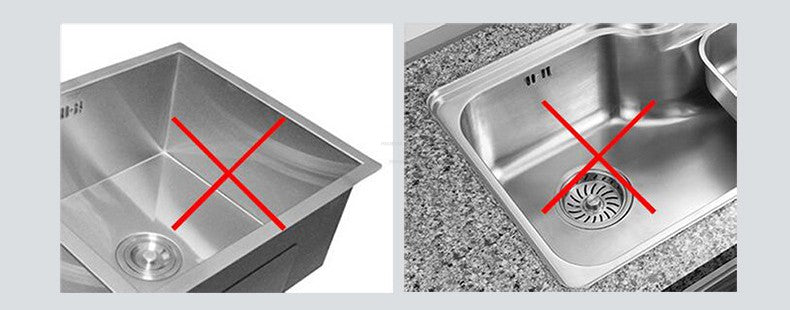 304 aço inoxidável pia da cozinha moderna casa acessórios de cozinha engrossa
