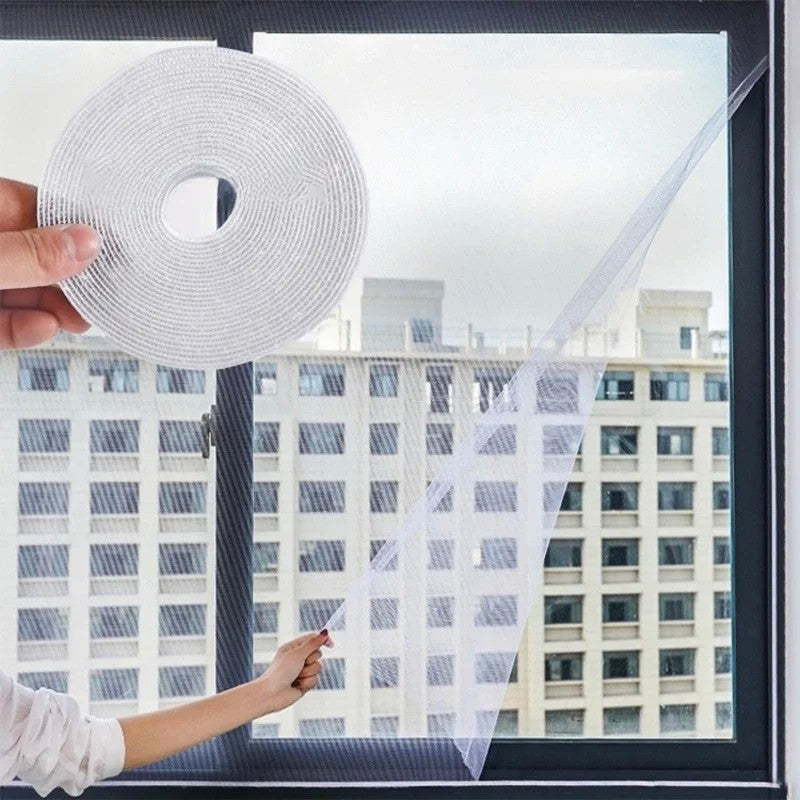 Diy mosquiteiro auto-adesivo interior anti-insetos mosca tela cortinas janela ne