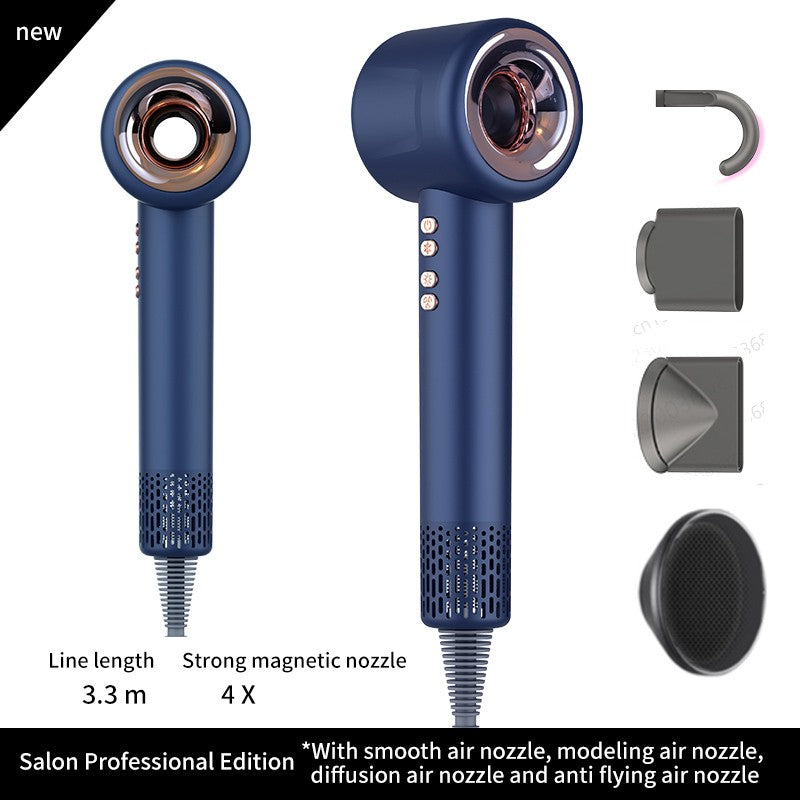 Super secador de cabelo 220v sem folhas de cabelo cuidados pessoais com o cabelo