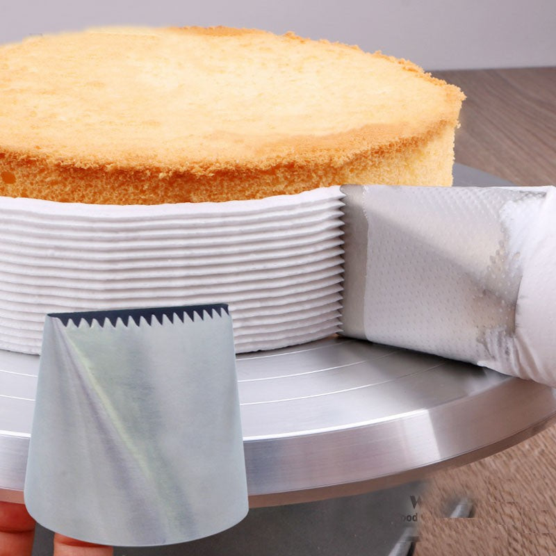 Oversized diy bolo fazendo creme cupcake ferramentas de aço inoxidável boca fl