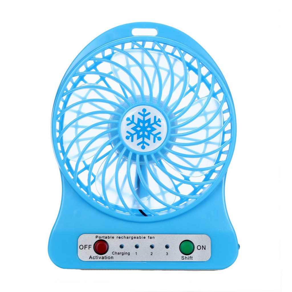 Mini pequeno ventilador de carregamento usb portátil dormitório escritório pe