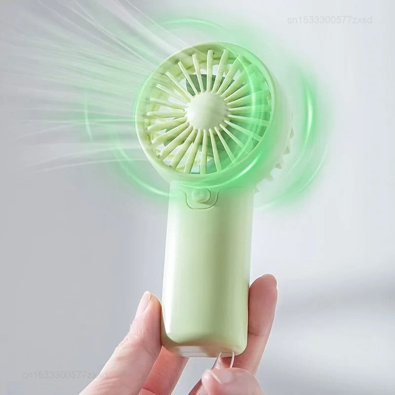 Bonito mini ventilador portátil ventilador de mão leve acessível bolso baixo