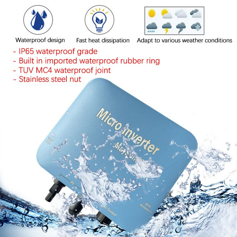 1000w 800w 700w 600w grau tie micro inversor solar mppt operação 28-55v invers